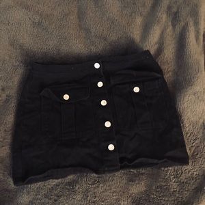 Black Skirt (Button Up)
